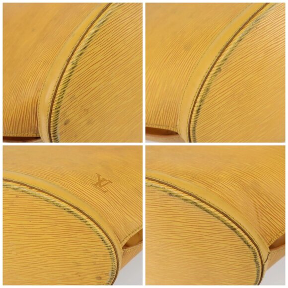 LOUIS VUITTON Epi Saint Jacques Shopping Shoulder Bag Yellow